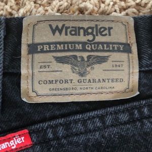 38x32 Black Wrangler Jeans